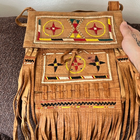 Vintage Genuine Leather Handmade SW Style Purse - Picture 1 of 9